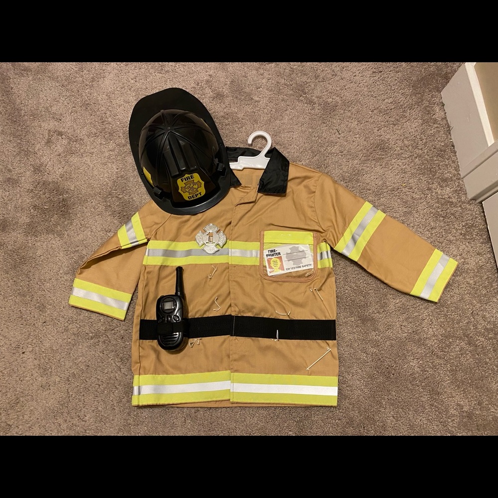 Melissa and Doug Firefighter set costume